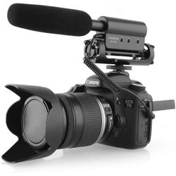 TAKSTAR SGC-598 Photography Interview Shotgun MIC Microphone for Nikon Canon DSLR Camera (Need 3.5mm Interface)Auxiliary @N1-53