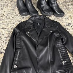 Kid’s Boots And Jacket