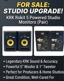 KRK Rokit 5 speakers
