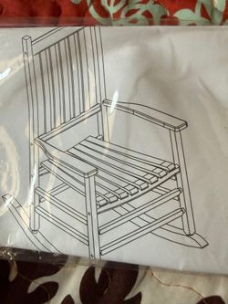 White Rocking Chair