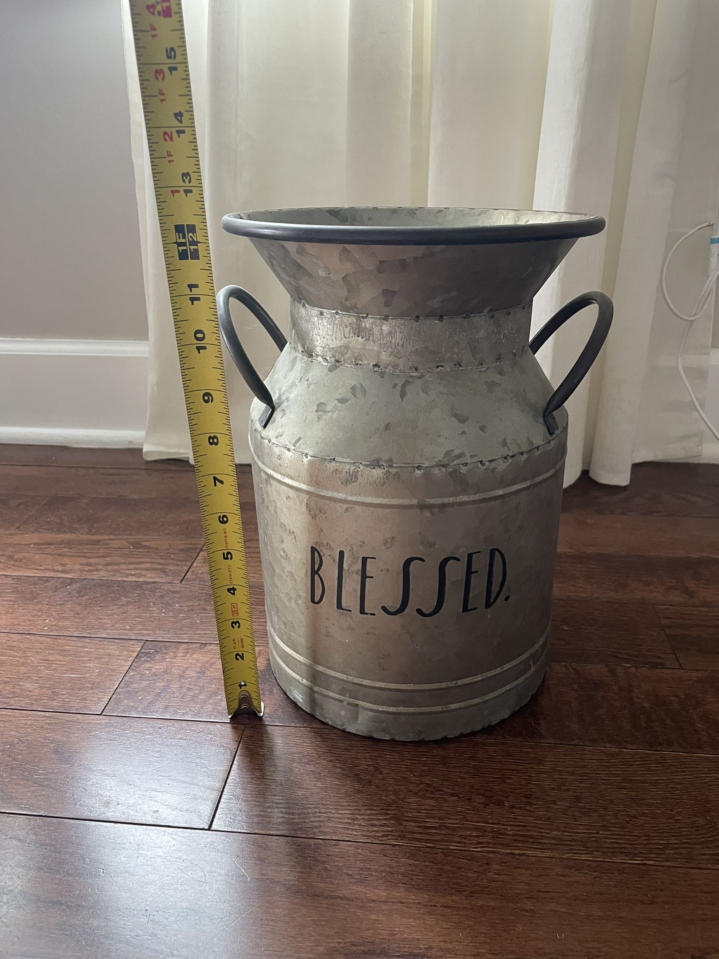 Rae Dunn galvanized can
