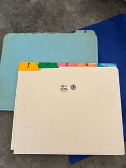 School supplies- 10”x 12” index cards