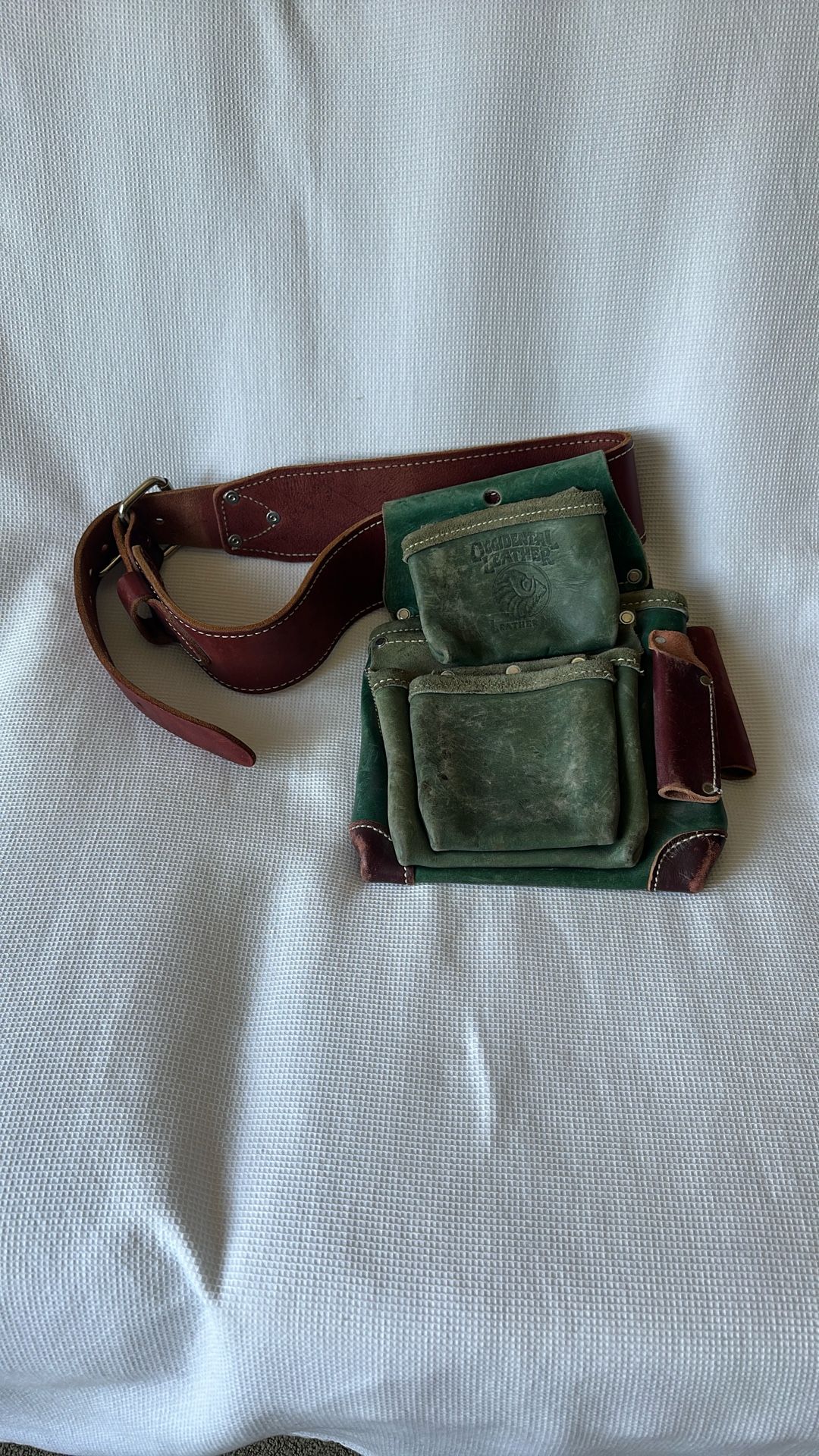Occidental Leather Tool Bag& Belt, High Quality 