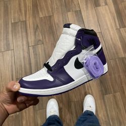 Jordan 1 Purple Size 11 Ds No Box Asking $200 OBO Pick Up Only Moving Selling A Lot Of My Shoes