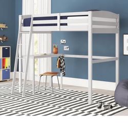 Twin Loft Bed With Desk