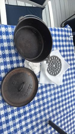 Cast iron pans