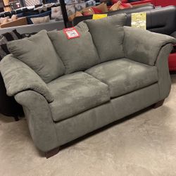 Gray loveseat $350