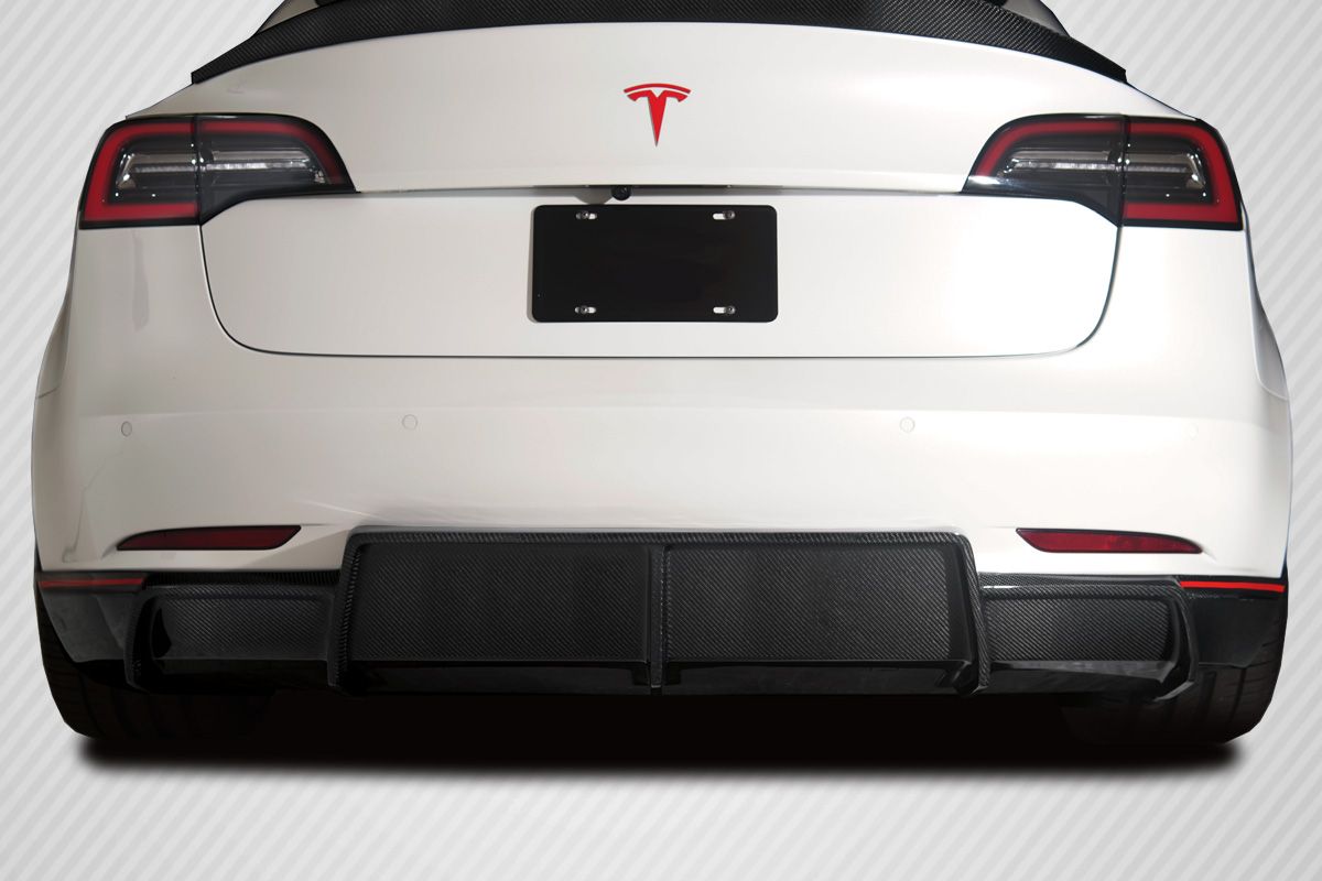 Blemished 2018-2023 Tesla Model 3 Carbon Creations GT Concept Rear Diffuser - 1 Piece