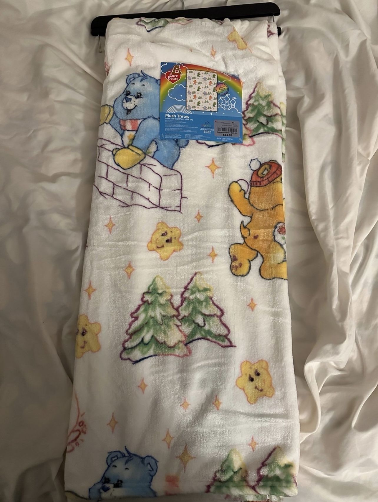 carebear throw blanket