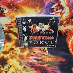 Fighting Force (Sony PlayStation 1, 1997) CIB Black Label