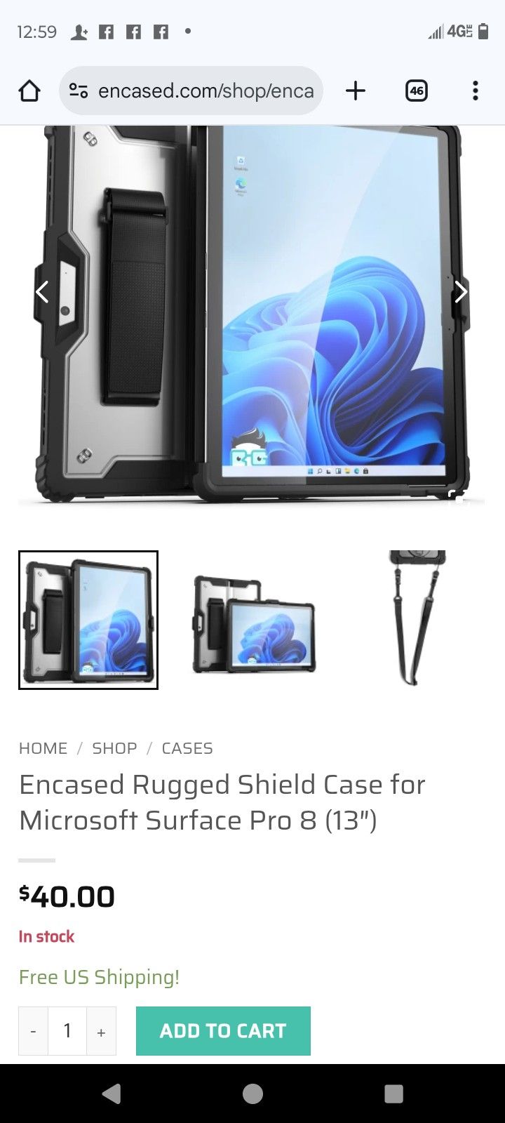 Rugged Case For Surface Pro 8