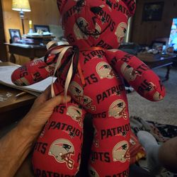 New England Patriots Themed Teddy Bear 