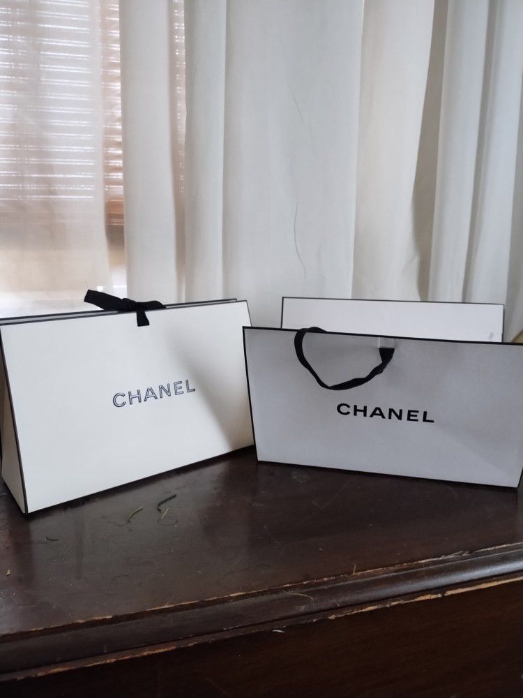 Authentic Chanel Shopping Bags