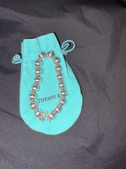 Tiffany and Company ball bracelet, silver