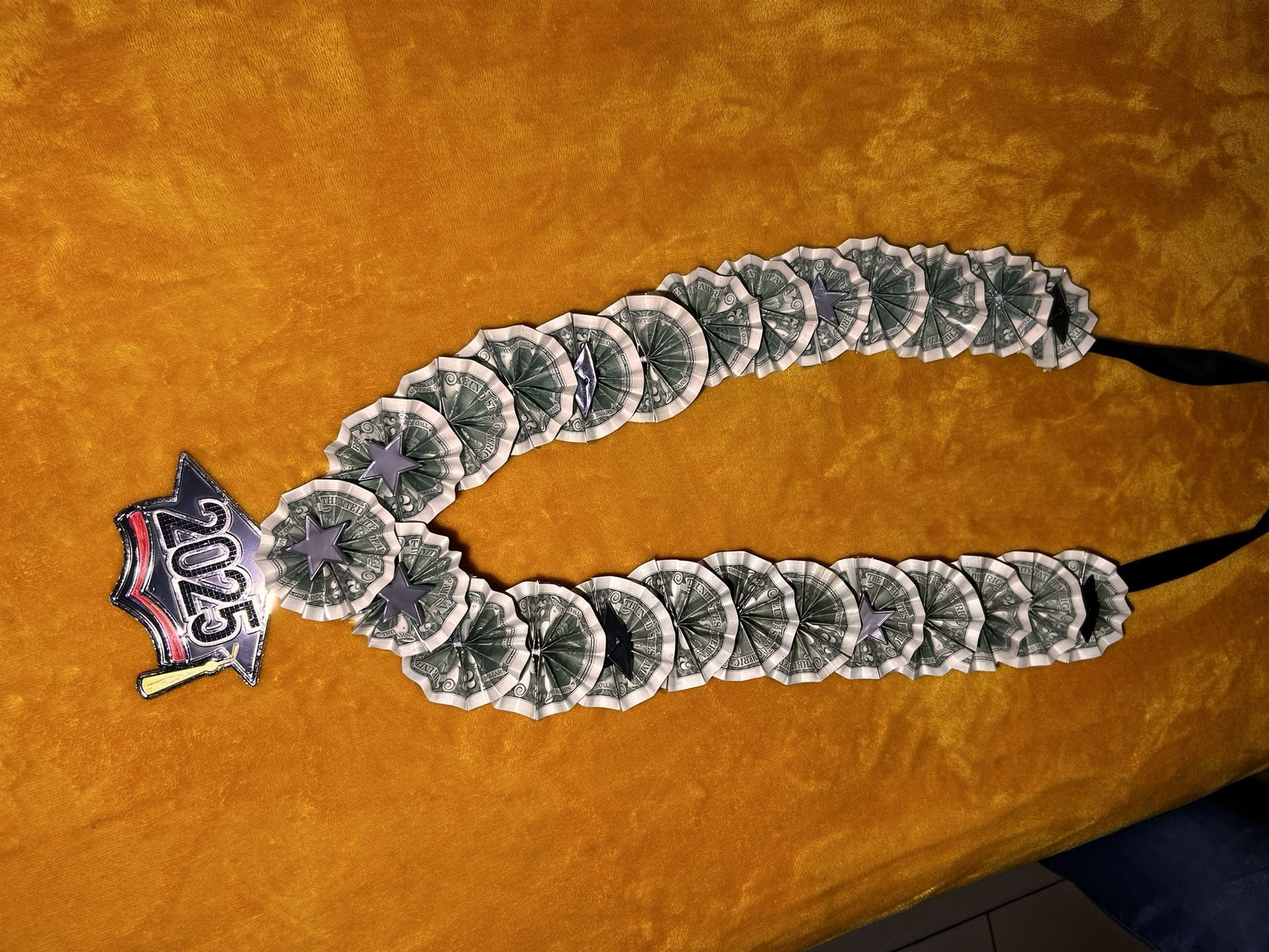 Money Necklace Of 2 Dollar Bills