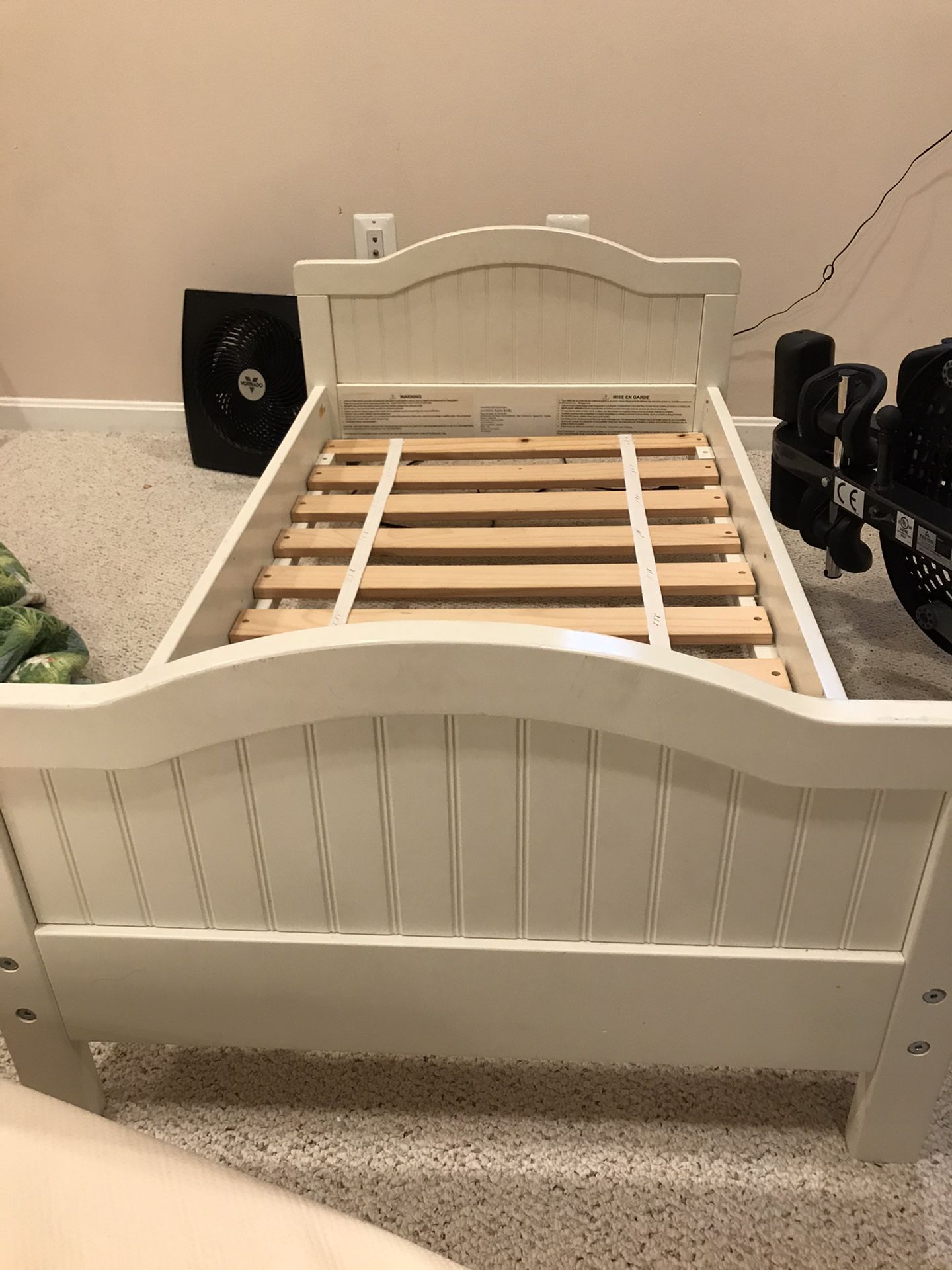 Pottery barn toddler bed