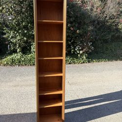 Tall Wood Bookcase