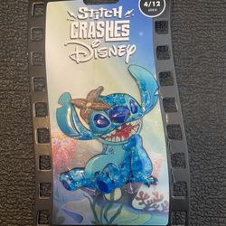Stitch Crashes Disney Pin