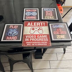 Gaming Signs For Bedroom