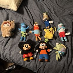 Disney Labubus, bikini Bottom Buddies, Gaara