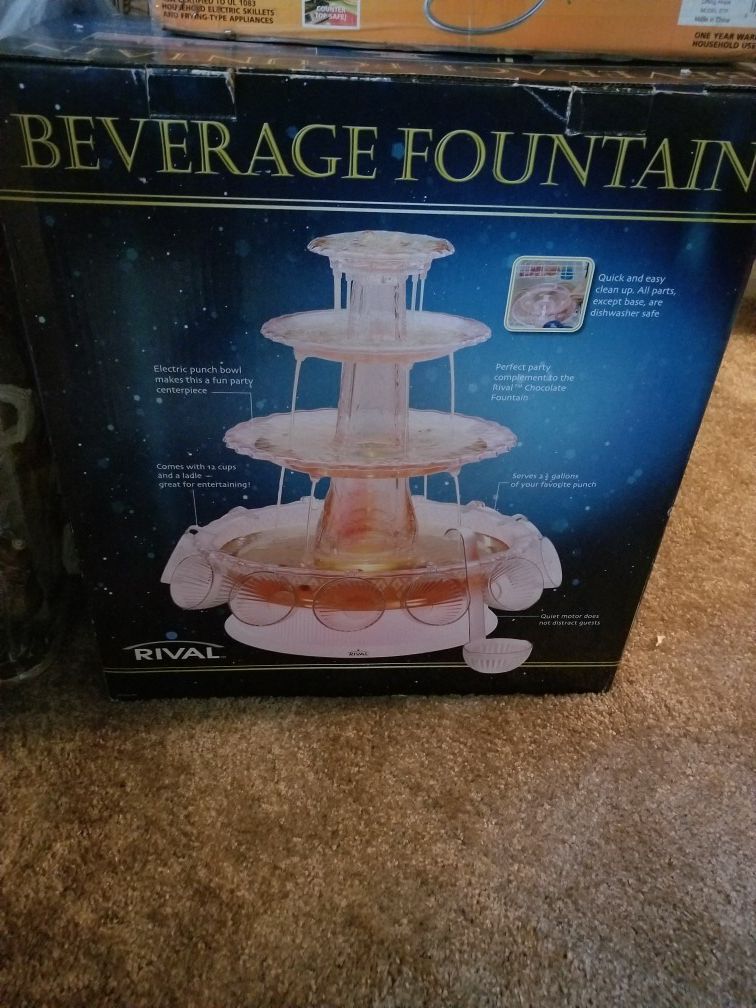 2 Rival beverage fountain