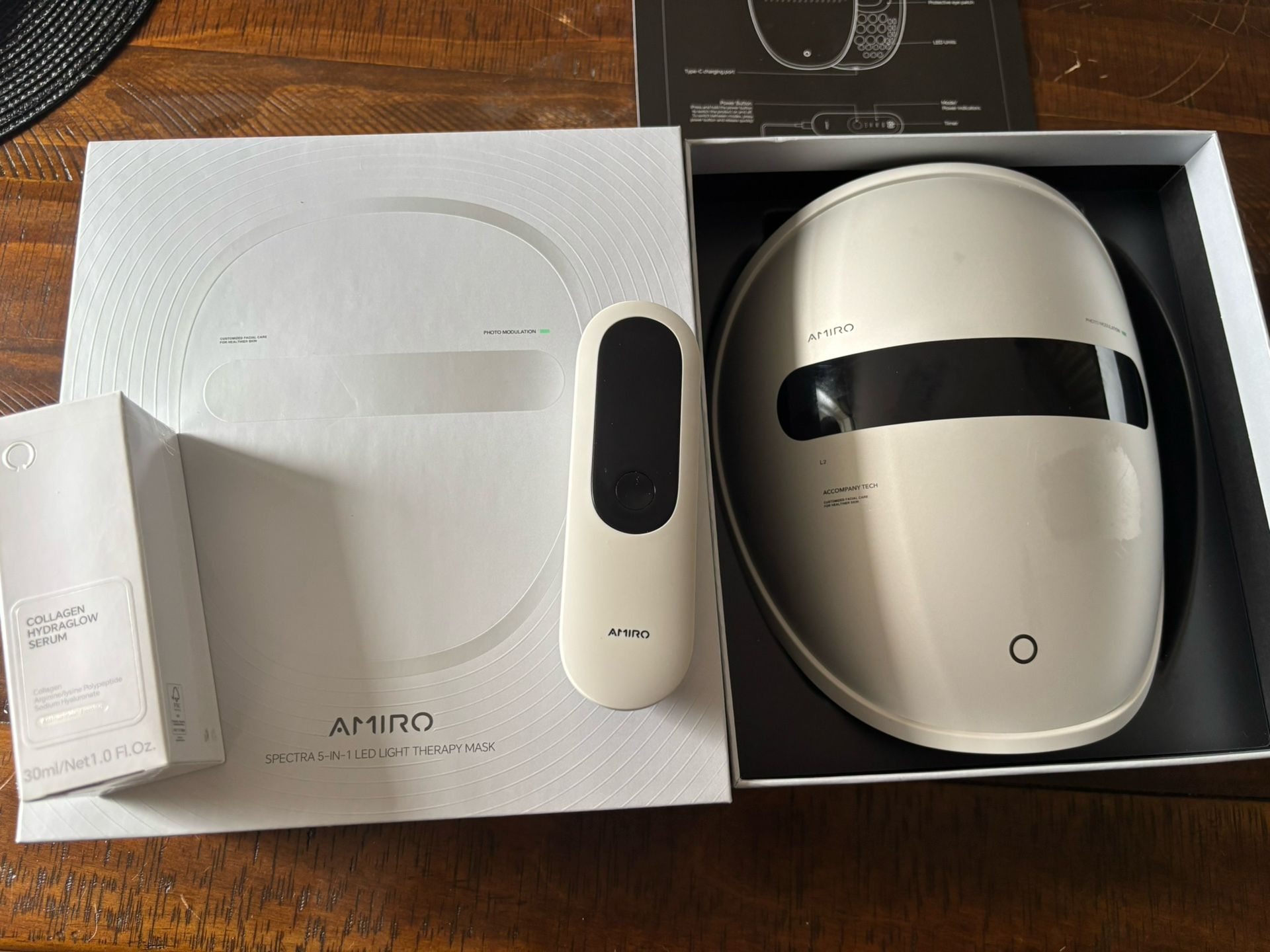 Amiro LED Face Mask With Serum