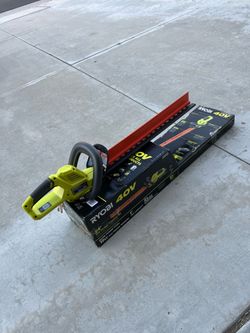 New RYOBI 40V 24 in. Cordless Battery Hedge Trimmer (Battery Not Included)