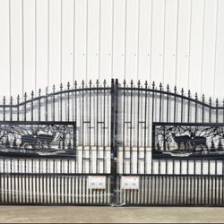20ft Metal Fence Iron Gate 