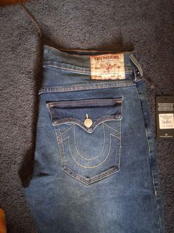 True Religion Straight Leg Jeans with Tags