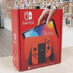 Nintendo Switch Oled Neon Red Neon Blue Joy-Con 