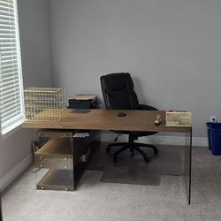 Desk And Office Chair 