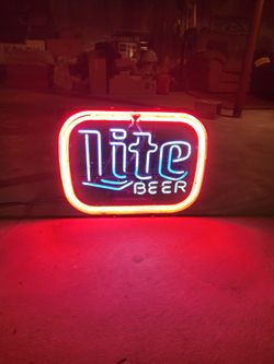 Neon Light Up Bar Sign