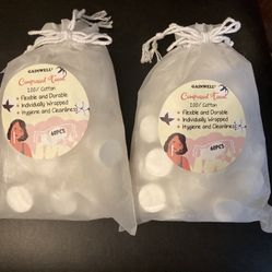 Soft Compressed Towels 2 Bags 60 In Each Bag