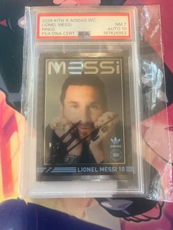 Lionel Messi 2026 Kith x Adidas WC Autographed Card PSA Graded