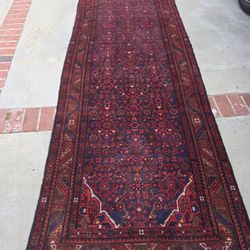 13' X 3' Hand Woven Afghani Wool Runner