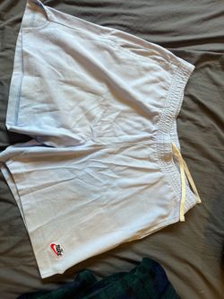 Blue Nike terry shorts size large