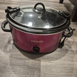 Crock-Pot® Manual 6-Quart Cook & CarryⓇ Slow Cooker, Red. 