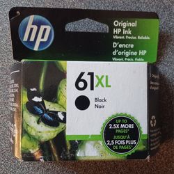 HP61XL CH563WN Black Ink Cartridge Genuine OEM Apr 2023.
