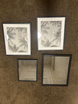 5 black photo frame