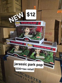 New Funko Pop  Jurassic Park — Muldoon Raptor Hunt #1204.  New in box