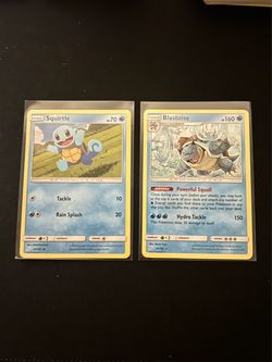 Squirtle #23, Blastoise #25