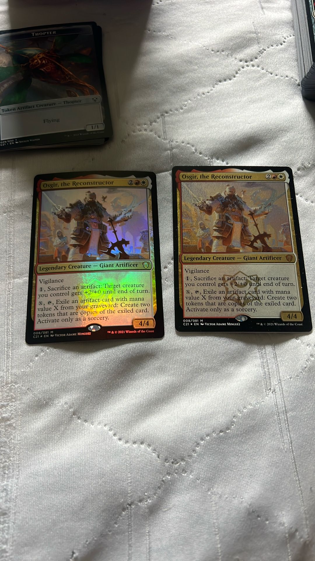 Osgir The Reconstructer Commander Deck