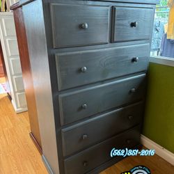 Duplex Grey Pinewood Dresser Cajonera Jumbo 