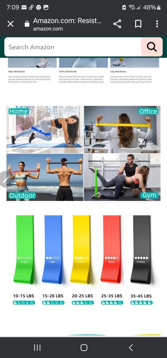 Bundle Of 5sets Rubber Power Band Set Of 5 Bands