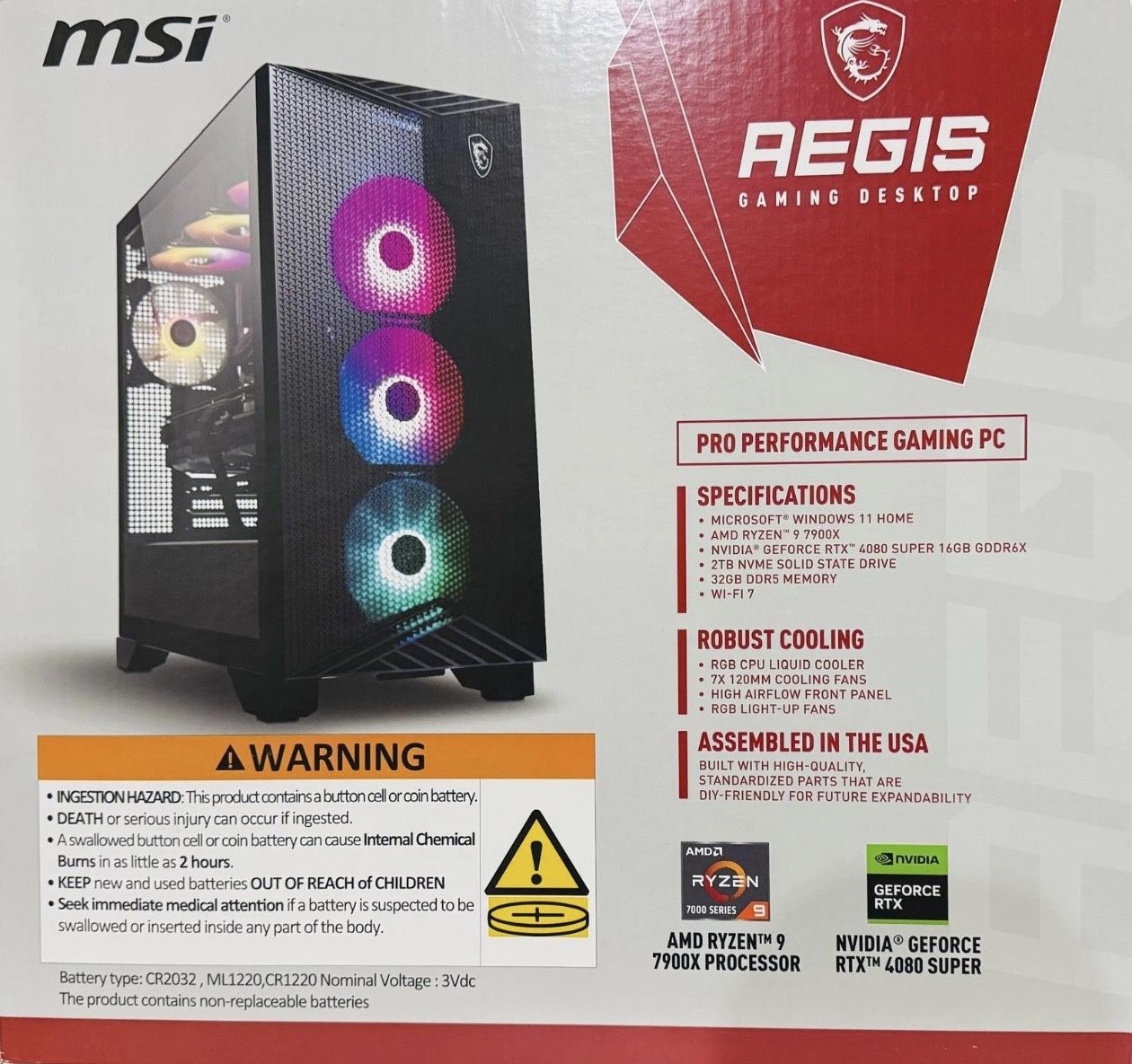 MSI Aegis Gaming Desktop