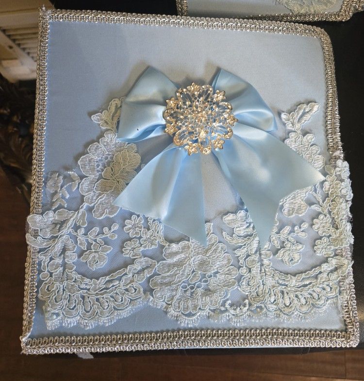 Quinceanera Light Blue Album & Guest Book