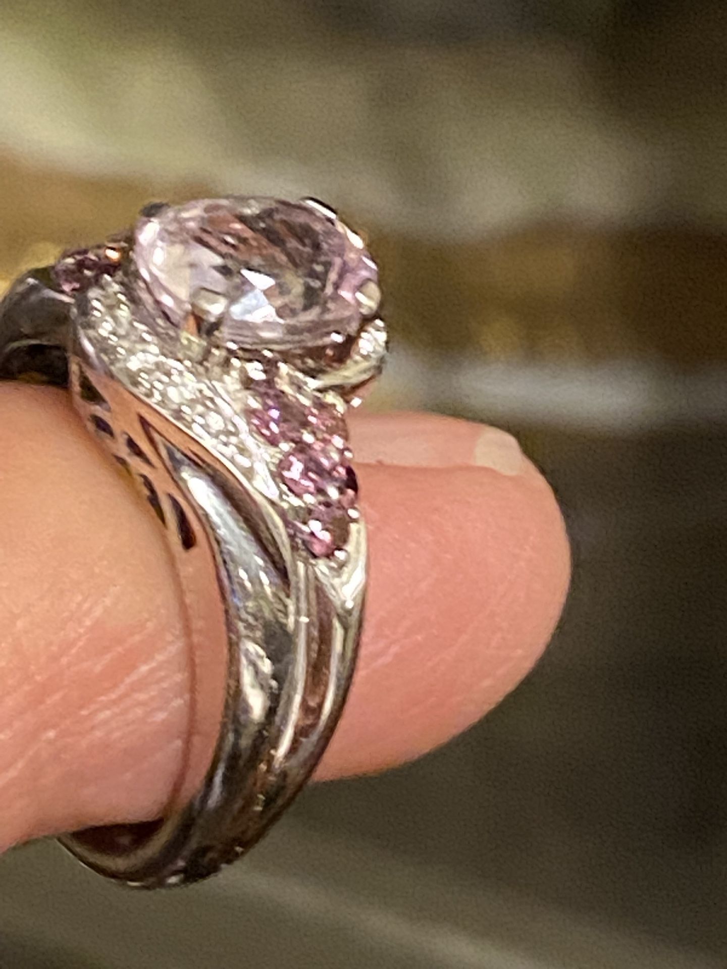 14K White Gold Ring