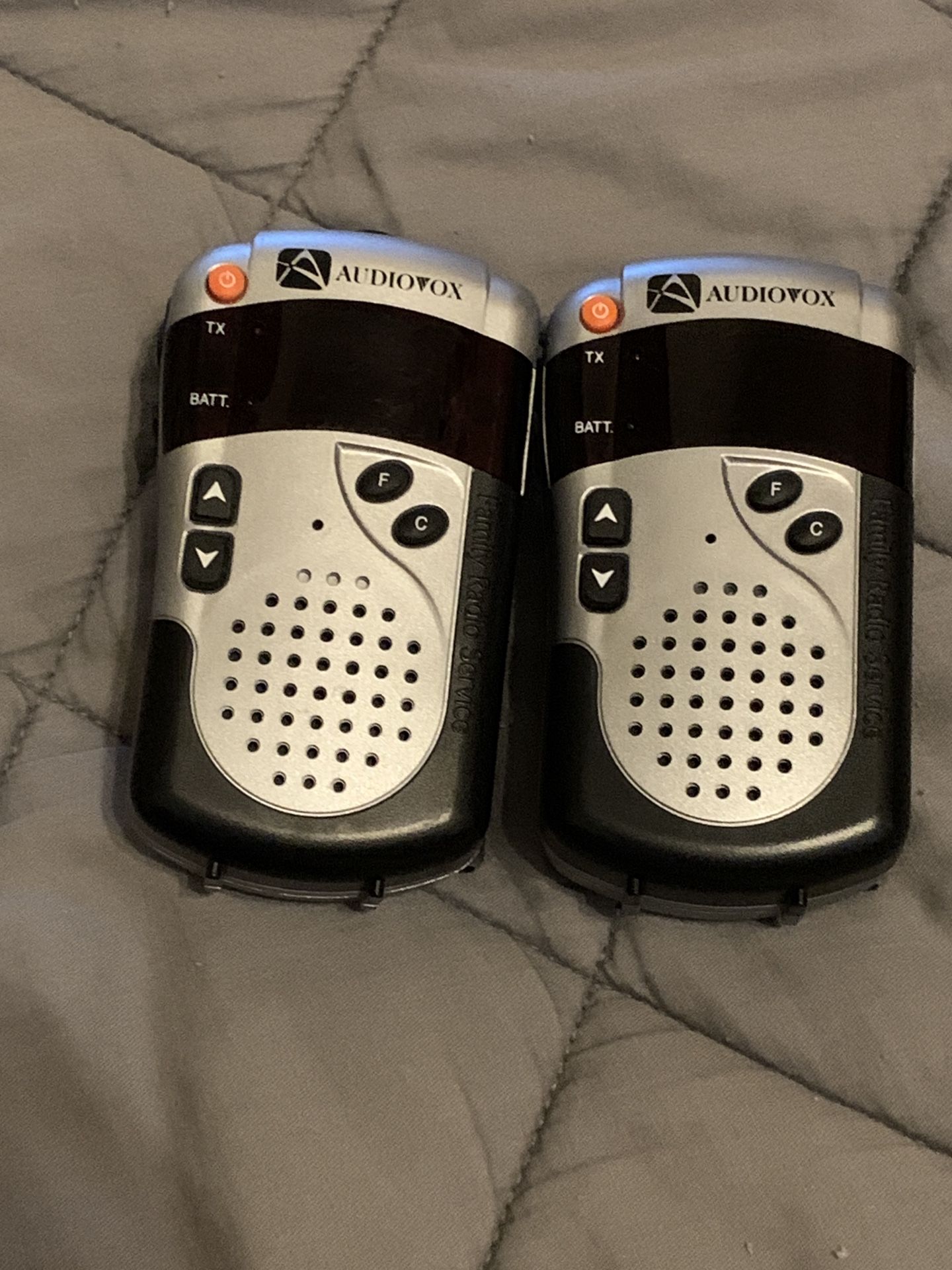 2-Audiovox FR230-2, handheld radios