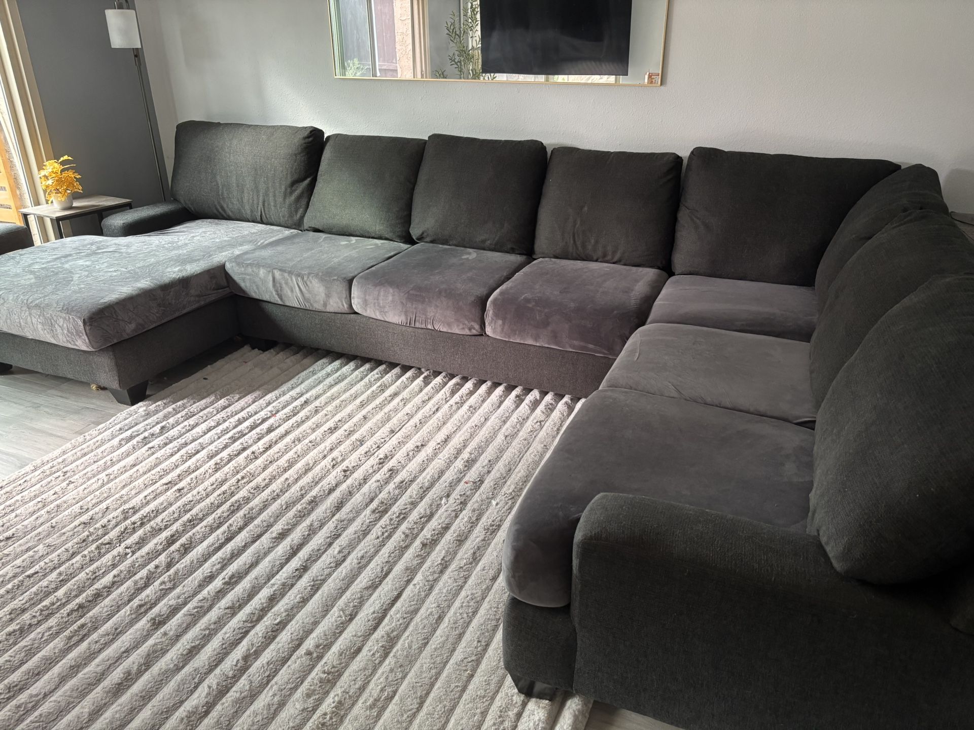 Sofa Sectional - 157"W x 99"D x 39"H