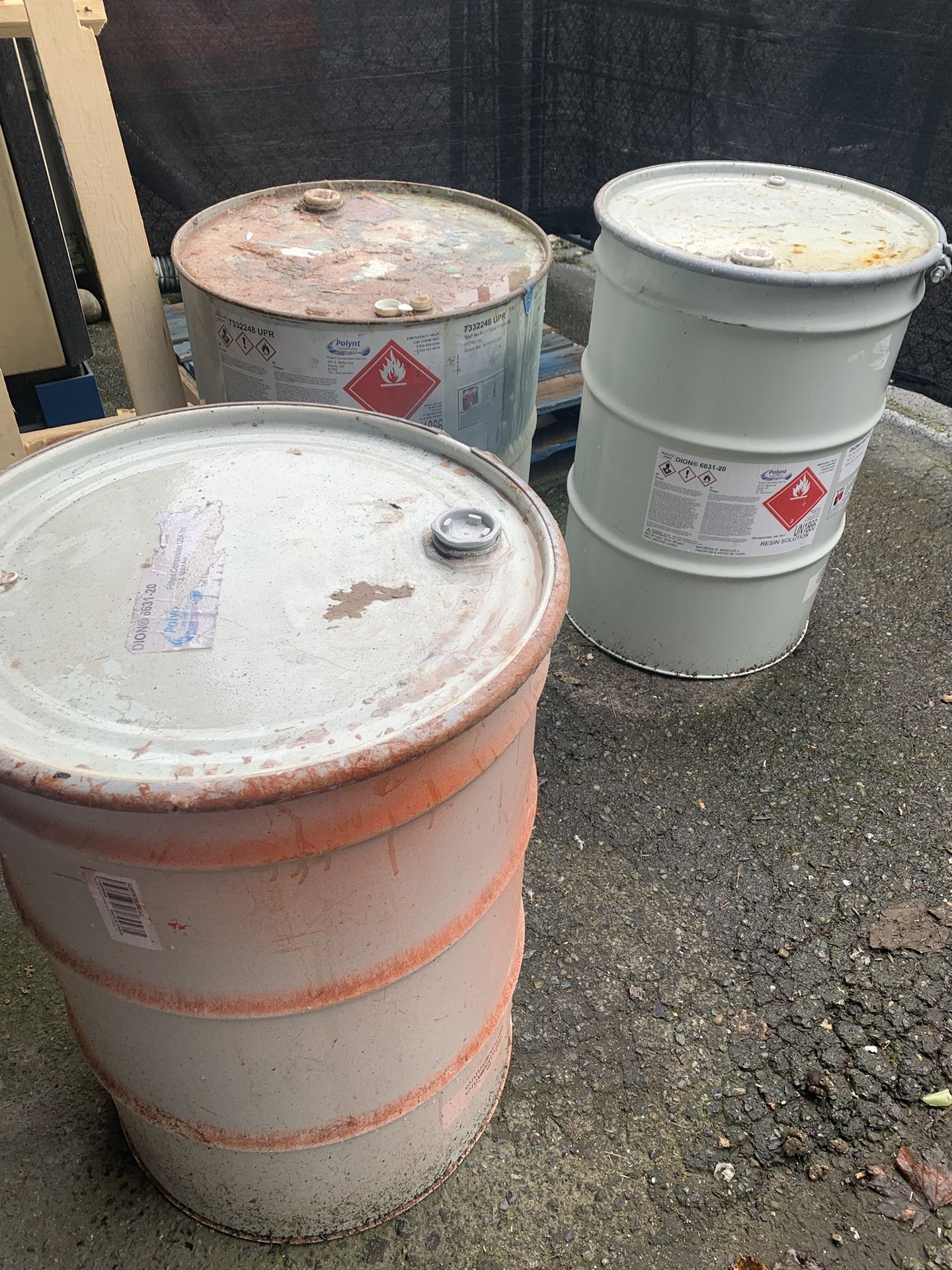 55 Gallon Drums